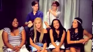 Naya and the Cast // "on the weekends i see these people i can't get enough" (re-upload)