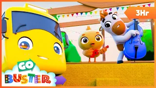 Old MacDonald’s Farm Band Song - Learn Animals with Buster! 🎵  | Buster and Friends | Kids Cartoons