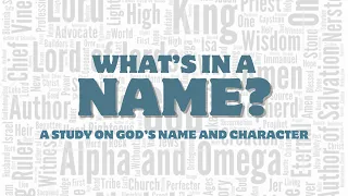 What’s In A Name - The Sins of Our Fathers