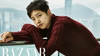 Song Joong Ki - Adorable Poses at Harper's Bazaar Magazine