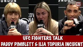 UFC London fighters talk Paddy Pimblett & Ilia Topuria altercation