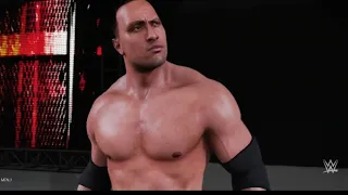 WWE 2K19: The Rock VS Goldberg after the tournament part 1