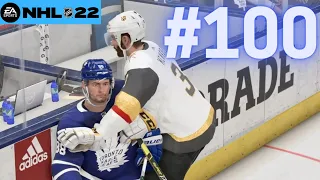 THIS IS WHY YOU ALWAYS TAKE THE HIT TO MAKE THE PLAY! | NHL 22 | TORONTO MAPLE LEAFS SEASON SIM #100