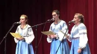 Ukrainian Folk Songs - Girls Trio ODYMy St. Andrew Ukrainian Orthodox Church, Bloomigdale, IL