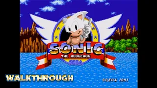 White Sonic 1 Remade (Sonic 1 Hack) | Walkthrough