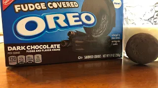 Dark Chocolate Fudge Covered Oreo Review