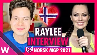 Raylee on the "Hero" shower sequence | Melodi Grand Prix 2021 final (Interview)