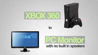 How to connect XBOX 360 via VGA LCD Monitor
