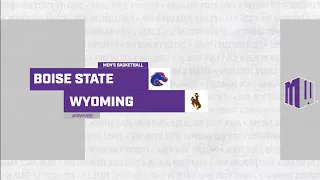 HIGHLIGHTS: Boise State vs Wyoming Men’s Basketball 2/3/2022