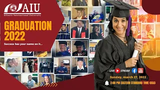 Shining Stars of Success: AIU Virtual Graduation Class March 2022