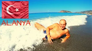 Турция 2021 Алания!Обзор пляжа возле отеля Bora Bora Butik! #турция2021 #алания #borabora