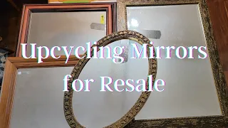 Upcycling Thrifted Mirrors | Thrift Flip