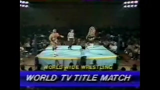 TV Title   Arn Anderson vs Wahoo McDaniel   Worldwide May 24th, 1986