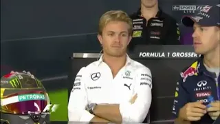 Vettel judges Rosberg's horny helmet