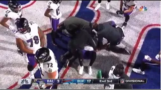 Lamar Jackson Full Injury Video (With Replay)