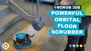 Incredible Results from the Powerful Battery Powered Orbital Floor Scrubber from i-team