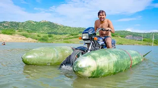 Running Bike On Water - क्या बाइक डूब जायेगी ?