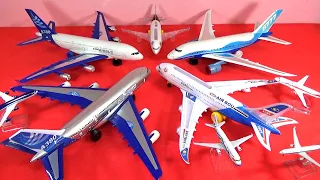 Unboxing best planes: Airbus A320 350 380 Boeing B737 777 787 UPS USA models Singapore Thai models