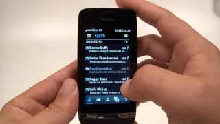 Nokia Asha 311 menu overview