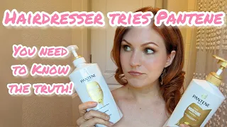 Hairdresser tries Pantene Shampoo & Conditioner | what you REALLY should know