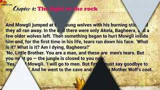 The fight at the rock | The Jungle Book Chapter 4 Oxford Bookworms 2 | Learn English through Story