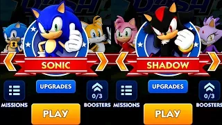 Sonic Dash SONIC VS SHADOW Android iPad iOS Gameplay