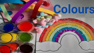 Colours for kindergarten | Activities of colours | concept of primary and secondary colour |