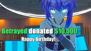 Mel gets a $10,000 DONATION!!