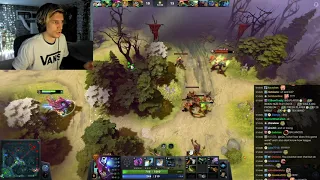 xQc goes RAMPAGE in dota 2 *pepelaugh*