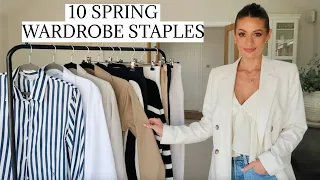 10 SPRING WARDROBE STAPLES | ESSENTIALS FOR A CAPSULE WARDROBE