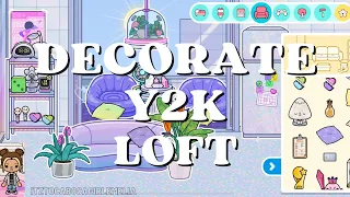 Y2K LOFT! Come With Me To DECORATE the Loft!! 🏠 | Toca Boca Roleplay & Decorate (with voice over)