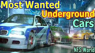 NFS World | Underground and Most Wanted Cars | BMW M3 GTR | Eddie Nissan Skyline GT-R | Nissan 350 Z