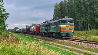 2TE10MK-3606 (BČ) with mixed freight train between Izvalda and Naujene