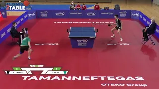 Levenko Andreas vs Petö Zsolt - 1/4 finale - Coupe d'Europe Messieurs 2021 de tennis de table