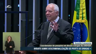 Associado da ABP participa de debate sobre descriminalização das drogas no Senado