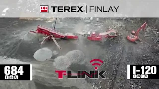 Terex Finlay I 120 impact crusher & 684 Inclined Screener (Quarry application)