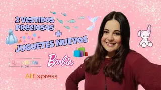 COMPRAS para MUÑECAS BARBIE: VESTIDOS AliExpress + JUGUETES NUEVOS💖