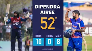 Dipendra Singh fastest 50(9) men's T20i Cricket ll World Record