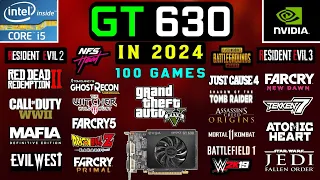 GeForce GT 630 In 2024 - Test in 100 Games