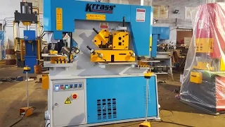 Q35Y-20 Hydraulic multifunctional Ironworker, metal sheet punch and shear machine for KRRASS
