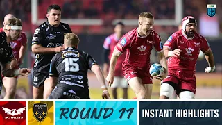 Scarlets v Dragons | Instant Highlights | Round 11 | URC 2022/23