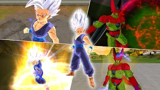 Teen Gohan Beast vs Cell Perfect Max | DBZ Budokai Tenkaichi 3 (MOD)