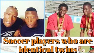 Soccer players who are twins in South Africa.