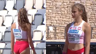 Julia Adamczyk Women's Long Jump Final - European Athletics M18 Championships#athletes#sports