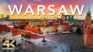 WARSAW - POLAND 4K DRONE FOOTAGE (ULTRA HD) - Poland Beautiful Scenery Footage UHD