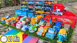 Disney Pixar Cars Lightning Mcqueen, Tow Mater, Mack Truck, Sally, Storm, Chick Hicks, Cruz Ramirez