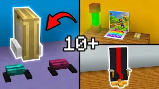 10+ BEST Gaming Build Hacks in Minecraft! 🟢