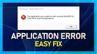 How to Fix Application Error 0xc0000135 - Windows 11 Guide