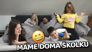 MÁME DOMA ŠKOLKU 😀