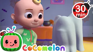 Visiting Emmy's Haunted House 🎃👻 CoComelon JJ's Animal Time | Nursery Rhymes & Kids Songs